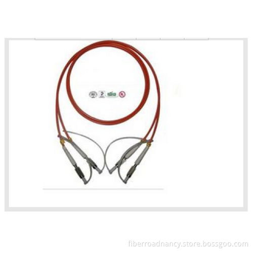 8 Cores DIN Type Fiber Optic Patch Cord Multimode